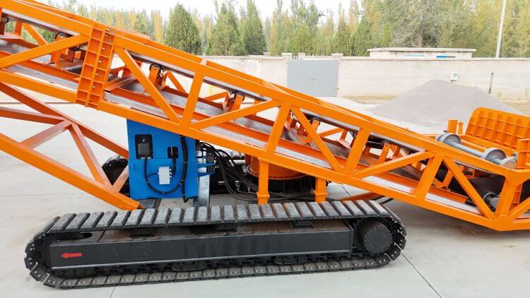 tracked truck unloader