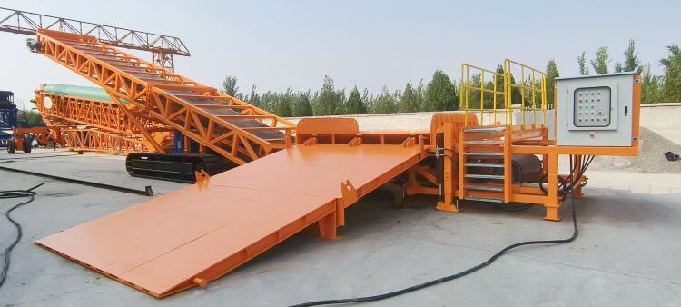 mobile truck unloader