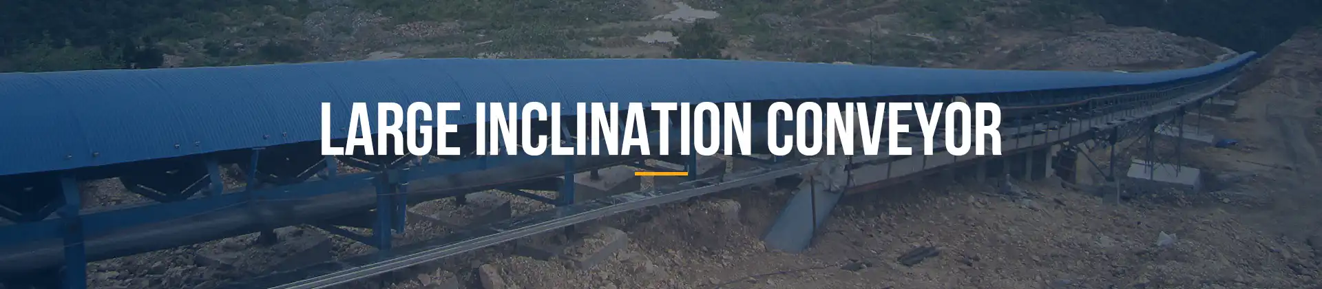 Large inclination conveyor