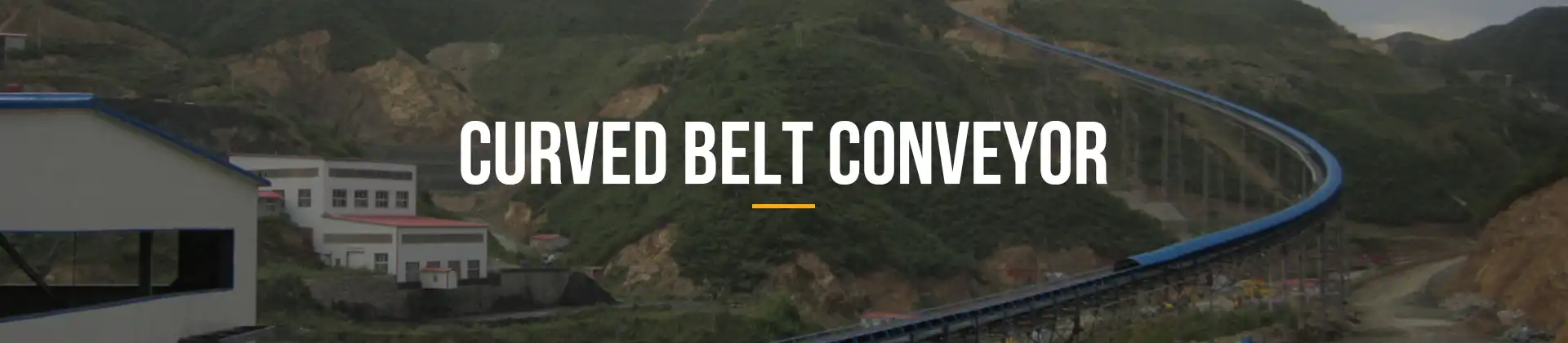 Curved belt conveyor