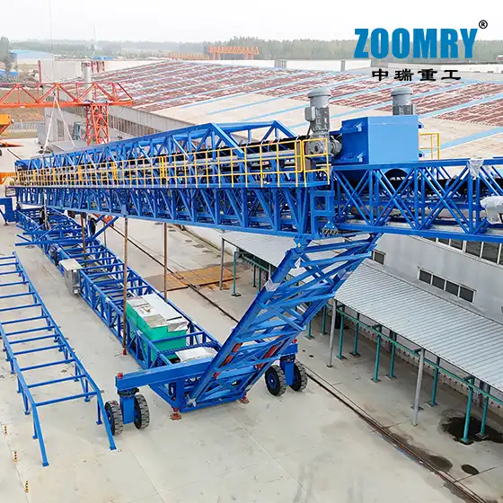 Radial Telescopic Shiploader for iron ore