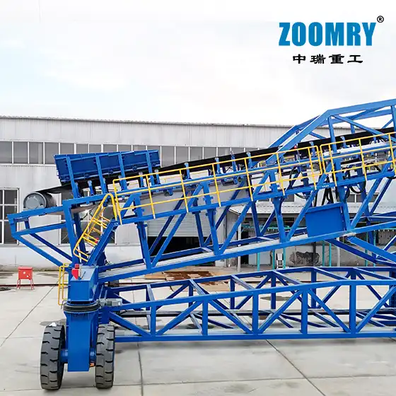 Radial Telescopic Shiploader for iron ore